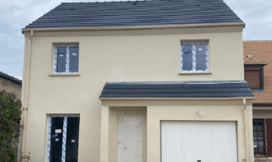 Réalisation maison avec garage intégré